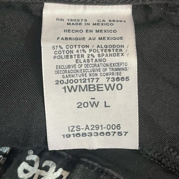 Lee Black Flare Wide Leg Jeans - Picture 7 of 7